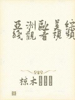 亚洲欧美综合在线观看视频