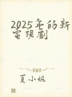 2025年的新电视剧