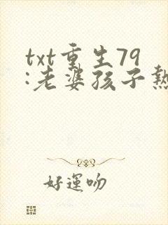 txt重生79:老婆孩子热炕头封面