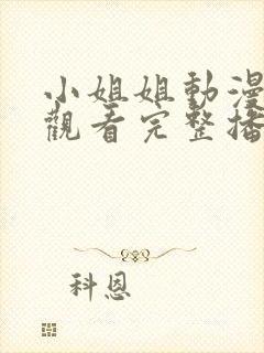 小姐姐动漫在线观看完整播放