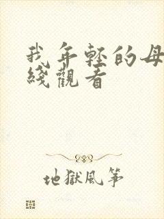 我年轻的母亲在线观看封面