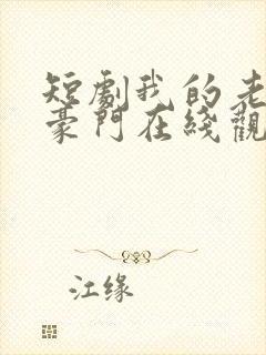 短剧我的老公是豪门在线观看