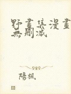 野画集漫画免费无删减