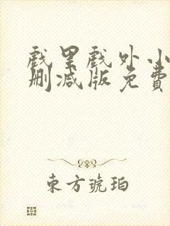 戏里戏外小说无删减版免费阅读封面