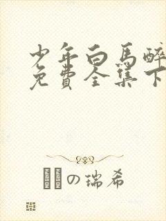 少年白马醉春风免费全集下载封面