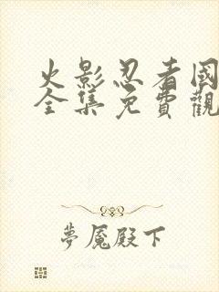 火影忍者国语版全集免费观看