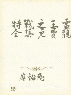 特战之王电视剧全集免费观看封面