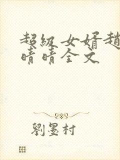 超级女婿赵旭李晴晴全文