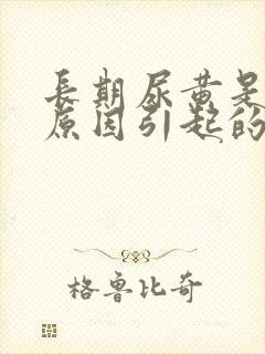 长期尿黄是什么原因引起的