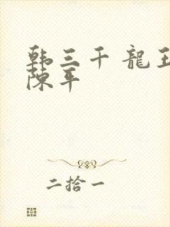 韩三千 龙王令陈平封面