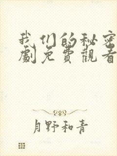 我们的秘密电视剧免费观看全集高清