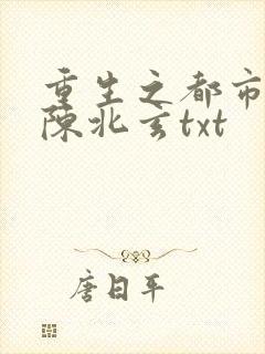 重生之都市修仙陈北玄txt