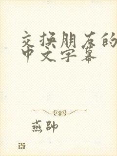 交换朋友的妻子中文字幕