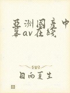 亚洲国产中文字幕av在线封面