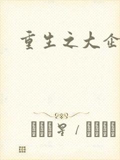 重生之大企业家