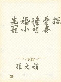 先婚后爱总裁盛宠小萌妻