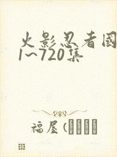 火影忍者国语版1~720集封面