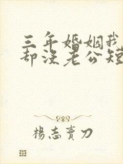 三年婚姻我名下却没老公短剧免费观看