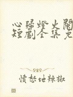 心归灯火阑珊处短剧全集免费播放封面