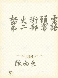 怒火街头电视剧第二部粤语网