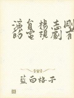 演员杨志刚演过的电视剧有哪些