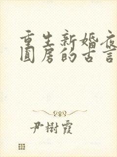 重生新婚夜正在圆房的古言小说