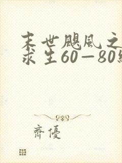 末世飓风之荒岛求生60—80级