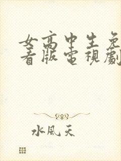 女高中生免费观看版电视剧封面