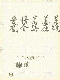 爱情真善美电视剧全集在线播放免费