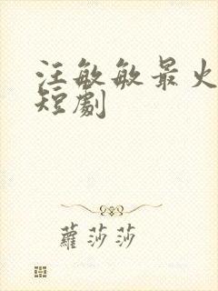 汪敏敏最火十部短剧