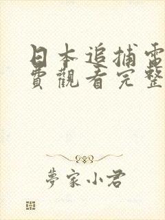 日本追捕电影免费观看完整版国语