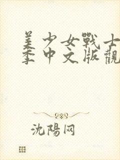 美少女战士第一季中文版观看封面