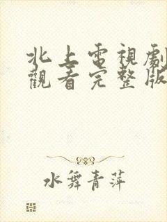 北上电视剧在线观看完整版免费高清