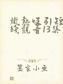 炽热吸引短剧在线观看13集