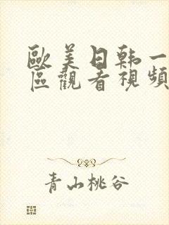 欧美日韩一区二区观看视频封面