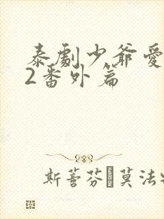 泰剧少爷爱上我2番外篇封面