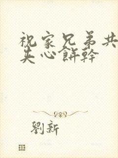 祝家兄弟共享后夹心饼干