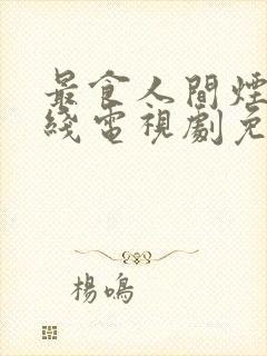 最食人间烟火在线电视剧免费观看