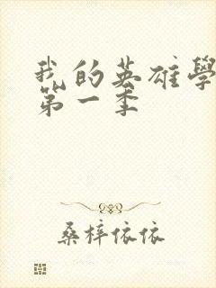 我的英雄学院,第一季