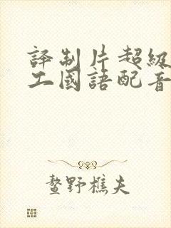 译制片超级女特工国语配音