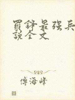 罗铮最强兵王小说全文