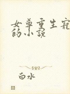 女尊重生宠正夫的小说