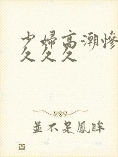 少妇高潮惨叫久久久久