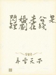 闪婚老公是豪门短剧在线