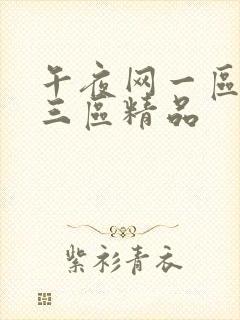 午夜网一区二区三区精品