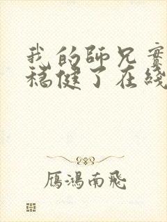 我的师兄实在太稳健了在线阅读