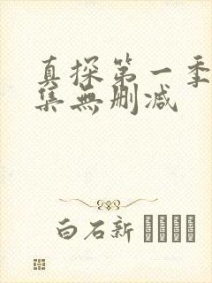 真探第一季第二集无删减