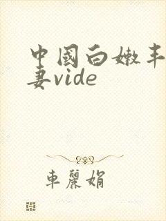 中国白嫩丰满人妻vide