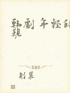 韩剧 年轻的母亲