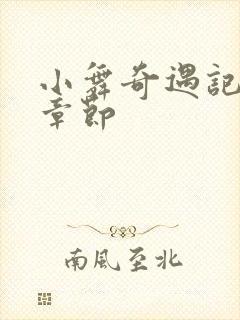 小舞奇遇记最新章节封面